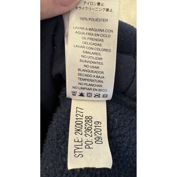 Vineyard Vines Mixed Media Sherpa Shep Shirt Quilted Blue Size Small - Picture 9 of 10